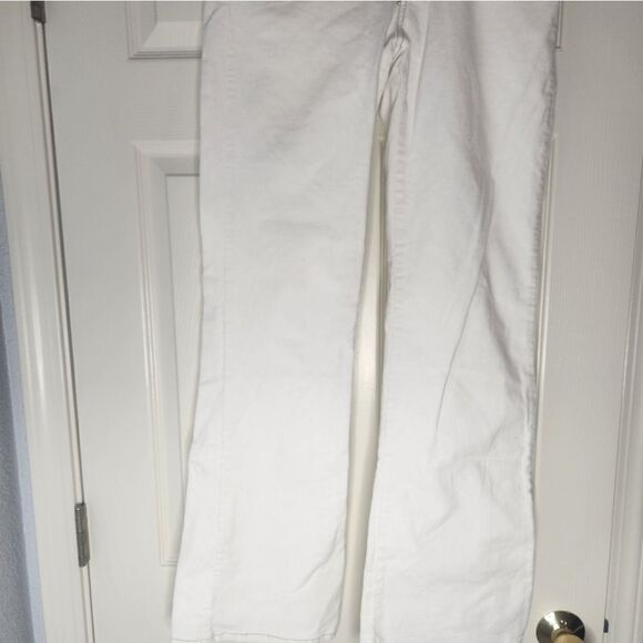 My Michelle 11 White Corduroy Full Length Pockets Women's Jean's - Picture 6 of 8
